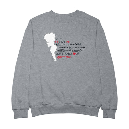 Betty Boop I Am Just Fabulous Women's Sweatshirt