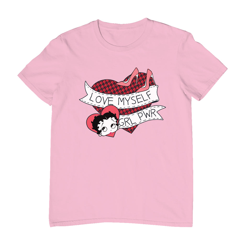 Betty Boop Love Myself Girl Power Men's T-Shirt-Betty Boop Shop