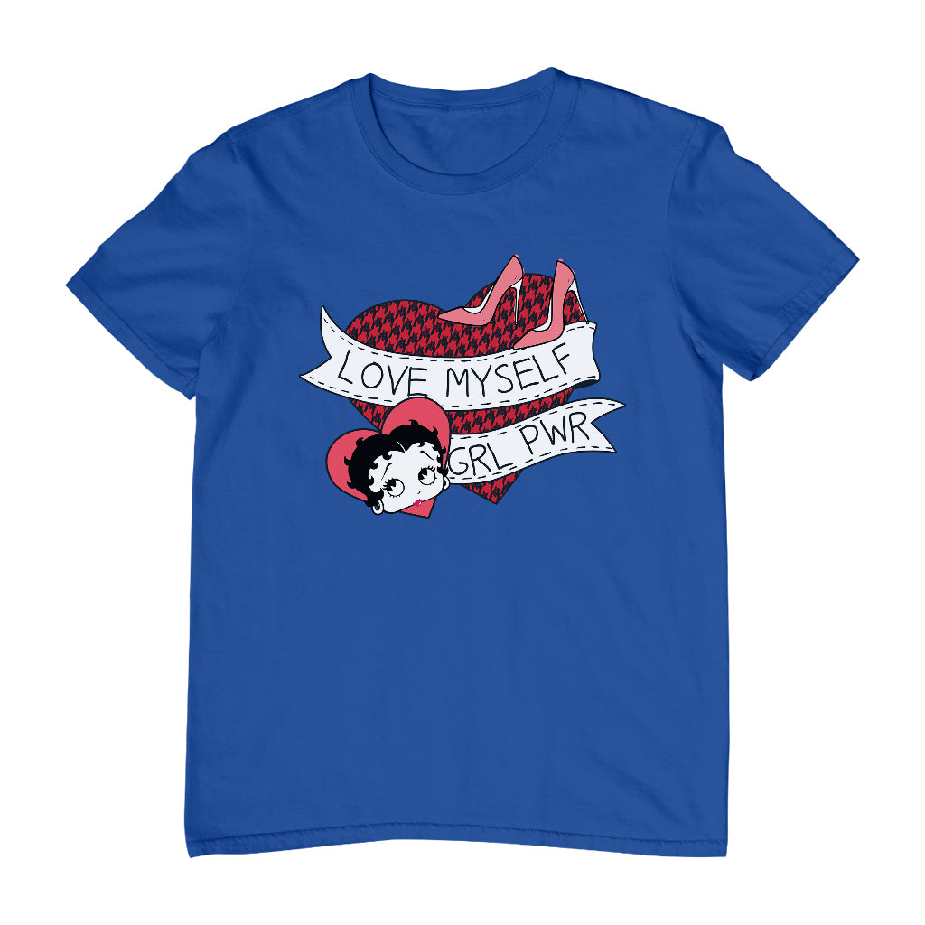 Betty Boop Love Myself Girl Power Men's T-Shirt-Betty Boop Shop