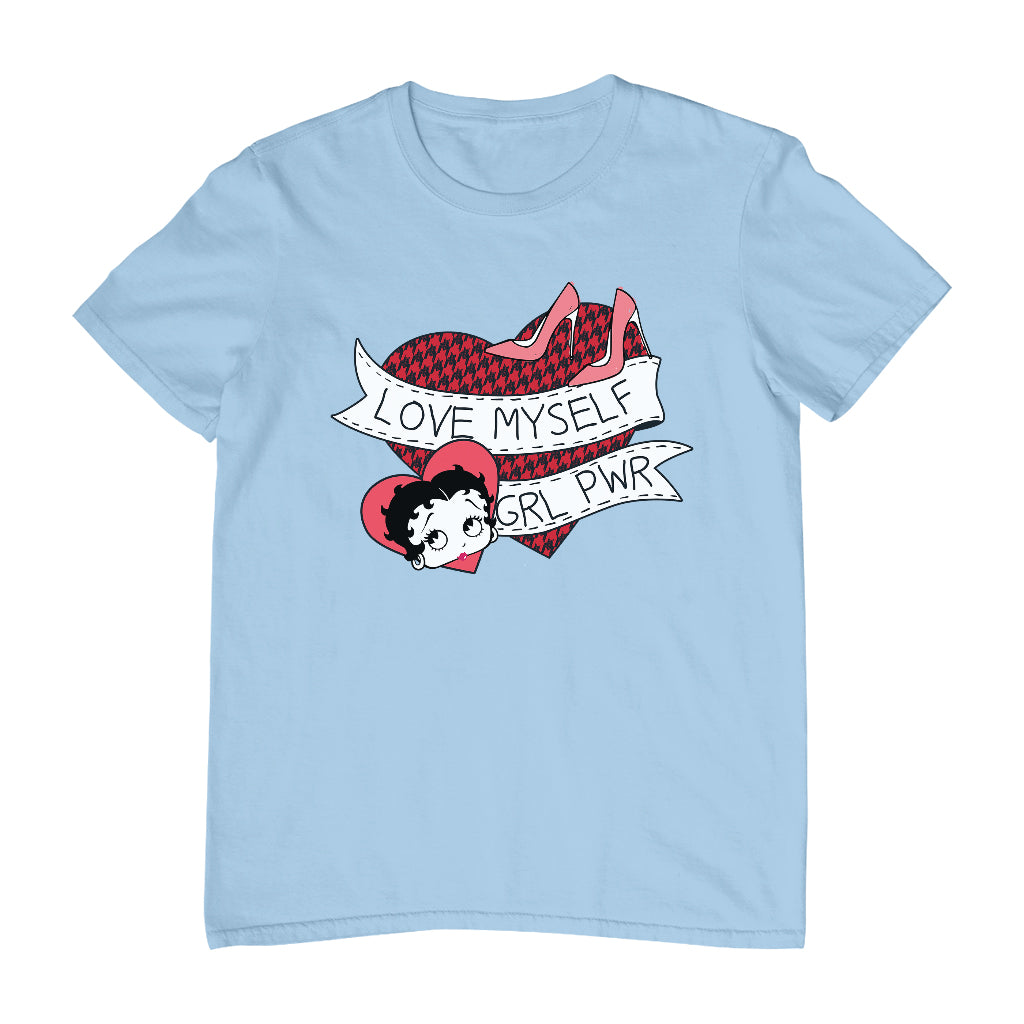 Betty Boop Love Myself Girl Power Men's T-Shirt-Betty Boop Shop
