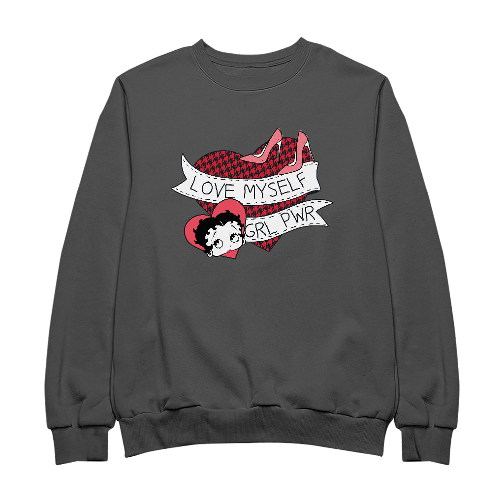 Betty Boop Love Myself Girl Power Women's Sweatshirt