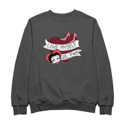 Betty Boop Love Myself Girl Power Women's Sweatshirt