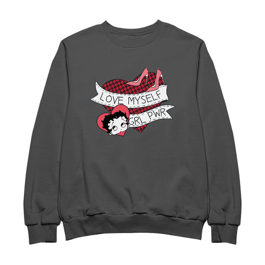 Betty Boop Love Myself Girl Power Women's Sweatshirt