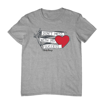 Betty Boop Heart Don't Mess With My Success Men's T-Shirt