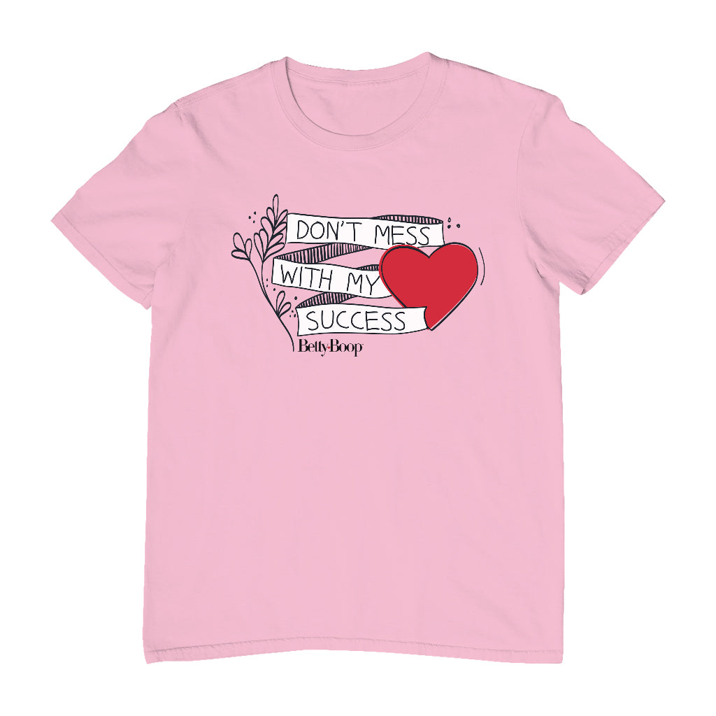 Betty Boop Heart Don't Mess With My Success Men's T-Shirt-Betty Boop Shop