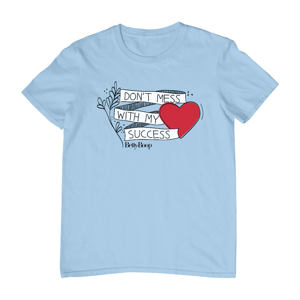 Betty Boop Heart Don't Mess With My Success Men's T-Shirt-Betty Boop Shop