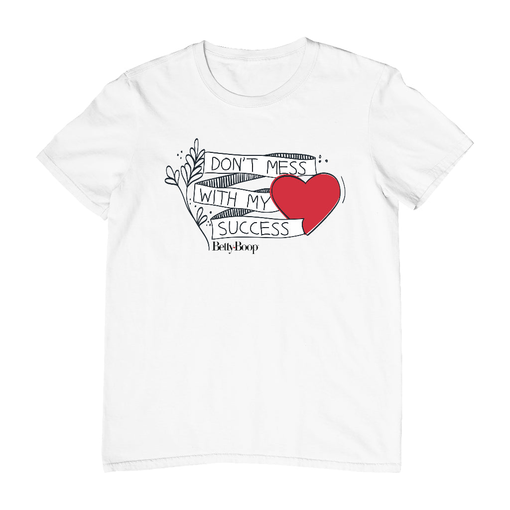 Betty Boop Heart Don't Mess With My Success Men's T-Shirt-Betty Boop Shop