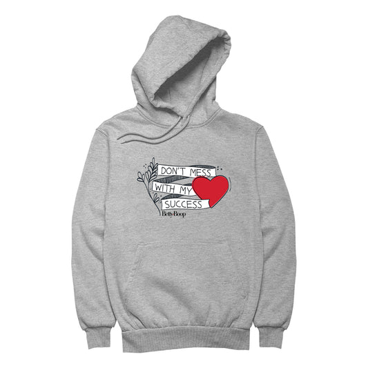 Betty Boop Heart Don't Mess With My Success Women's Hooded Sweatshirt