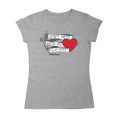 Betty Boop Heart Don't Mess With My Success Women's T-Shirt