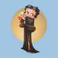Betty Boop Pin-Up Night Gown With Pudgy Women's Hooded Sweatshirt-Betty Boop Shop