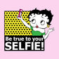 Betty Boop Be True To Your Selfie Kids T-Shirt