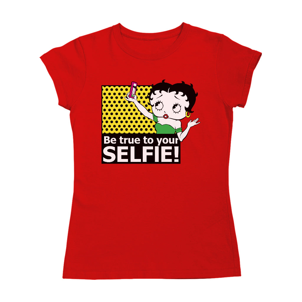 Betty Boop Be True To Your Selfie Women's T-Shirt