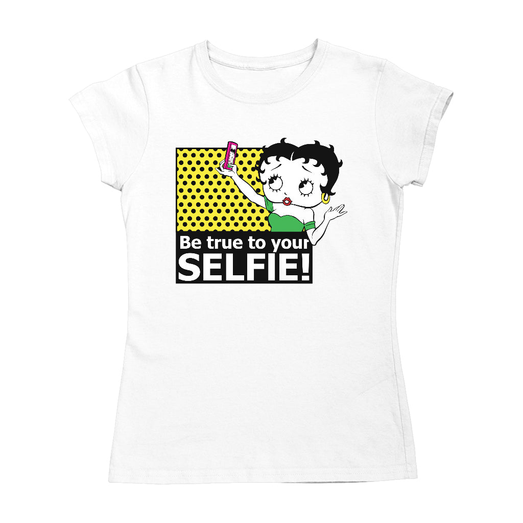 Betty Boop Be True To Your Selfie Women's T-Shirt
