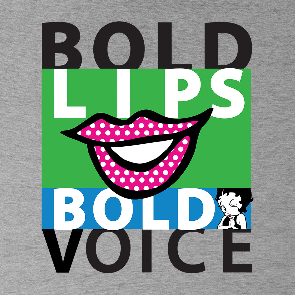 Betty Boop Bold Lips Bold Voice Pop Art Men's Hooded Sweatshirt