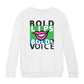 Betty Boop Bold Lips Bold Voice Pop Art Kids Sweatshirt