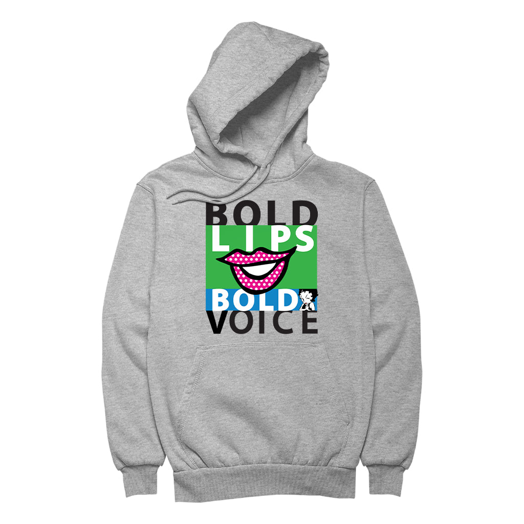 Betty Boop Bold Lips Bold Voice Pop Art Men's Hooded Sweatshirt