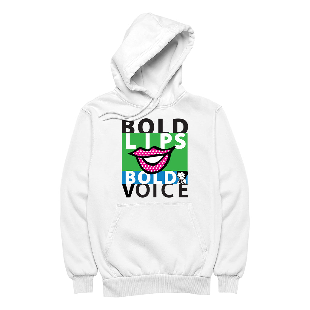 Betty Boop Bold Lips Bold Voice Pop Art Men's Hooded Sweatshirt