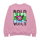Betty Boop Bold Lips Bold Voice Pop Art Men's Sweatshirt