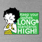 Betty Boop Keep Your Lashes Long & Standards High! Kids T-Shirt