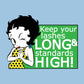 Betty Boop Keep Your Lashes Long & Standards High! Kids T-Shirt