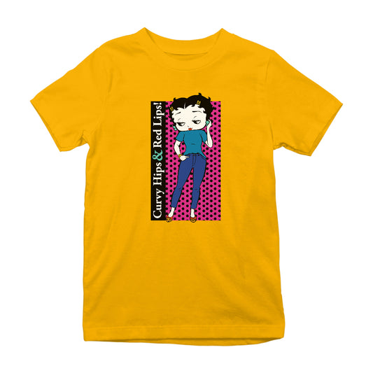 Betty Boop Curvy Hips & Red Lips! Kids T-Shirt