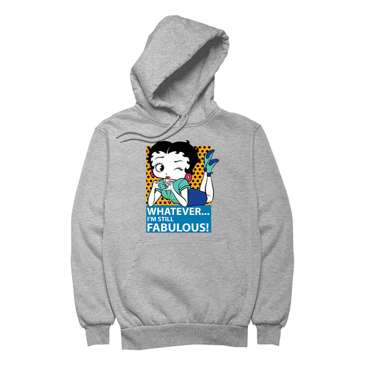 Betty Boop Whatever I'm Still Fabulous! Women's Hooded Sweatshirt