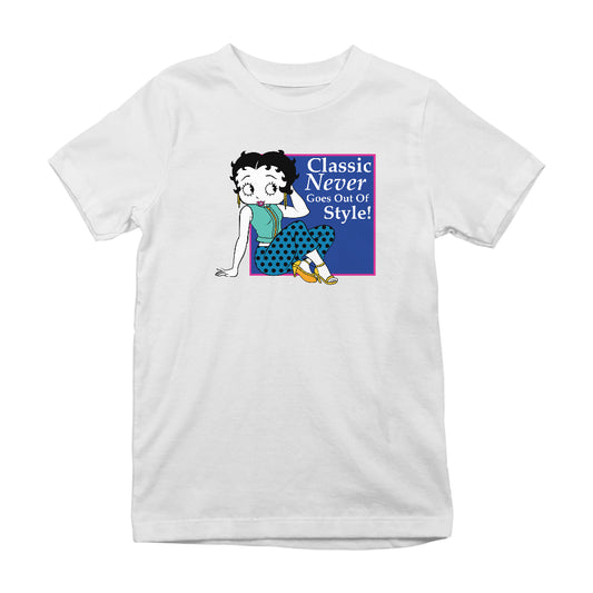Betty Boop Classic Never Goes Out Of Style! Kids T-Shirt