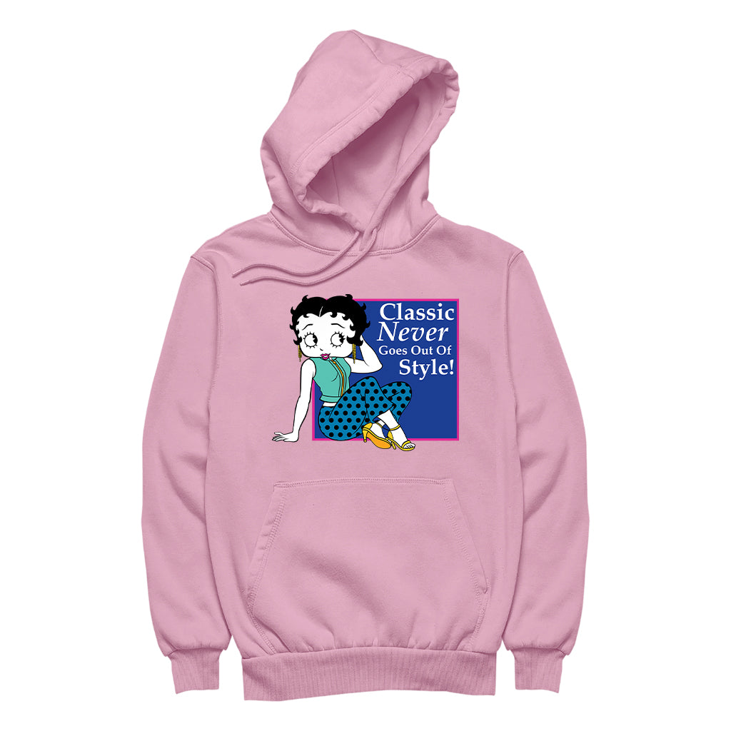 Betty Boop Classic Never Goes Out Of Style! Men's Hooded Sweatshirt