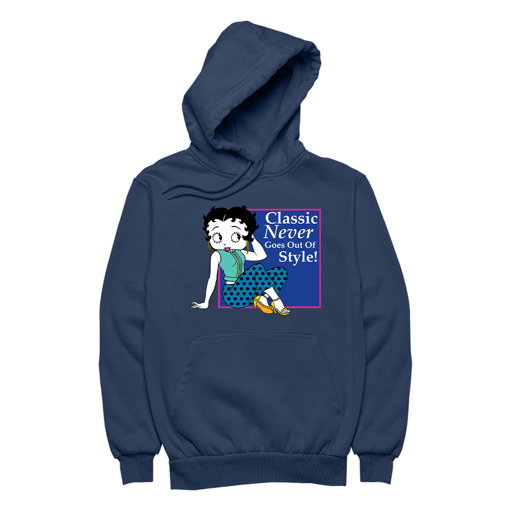 Betty Boop Classic Never Goes Out Of Style! Men's Hooded Sweatshirt