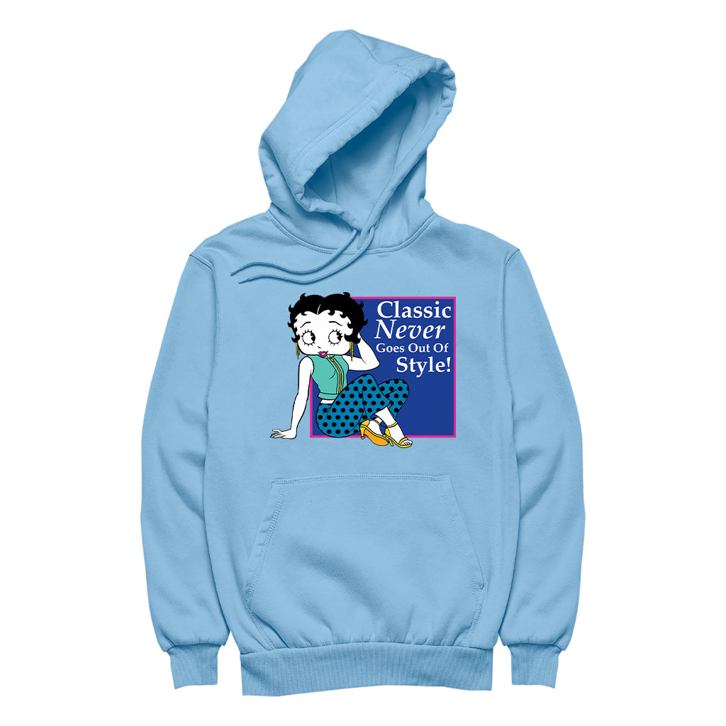 Betty Boop Classic Never Goes Out Of Style! Men's Hooded Sweatshirt
