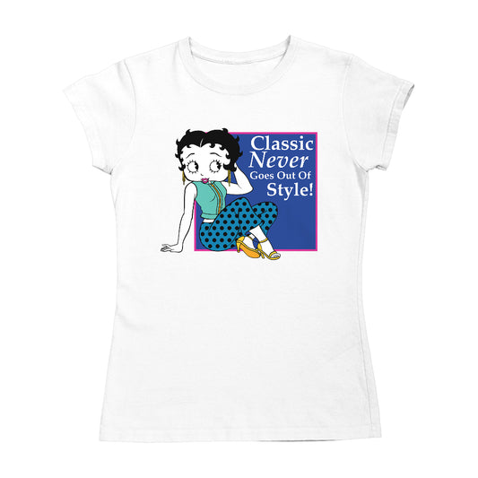 Betty Boop Classic Never Goes Out Of Style! Women's T-Shirt