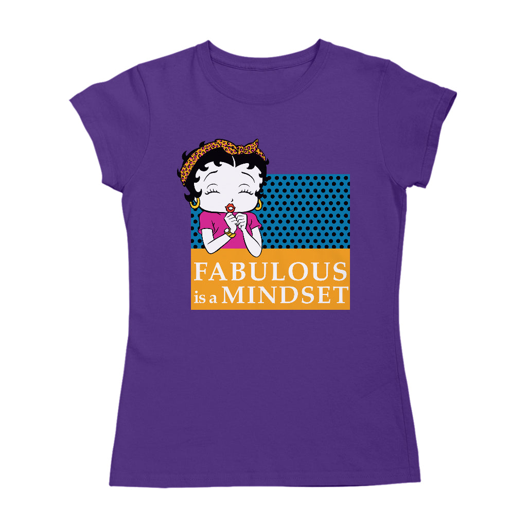 Betty Boop Fabulous Is A Mindset Women's T-Shirt