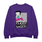 Betty Boop Classy With A Side Of Sassy! Men's Sweatshirt