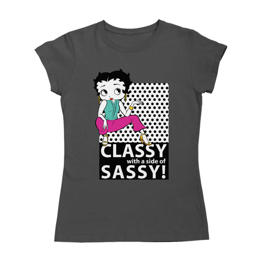 Betty Boop Classy With A Side Of Sassy! Women's T-Shirt