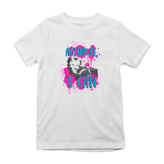 Betty Boop Actually, I Can Paint Splatter Kids T-Shirt
