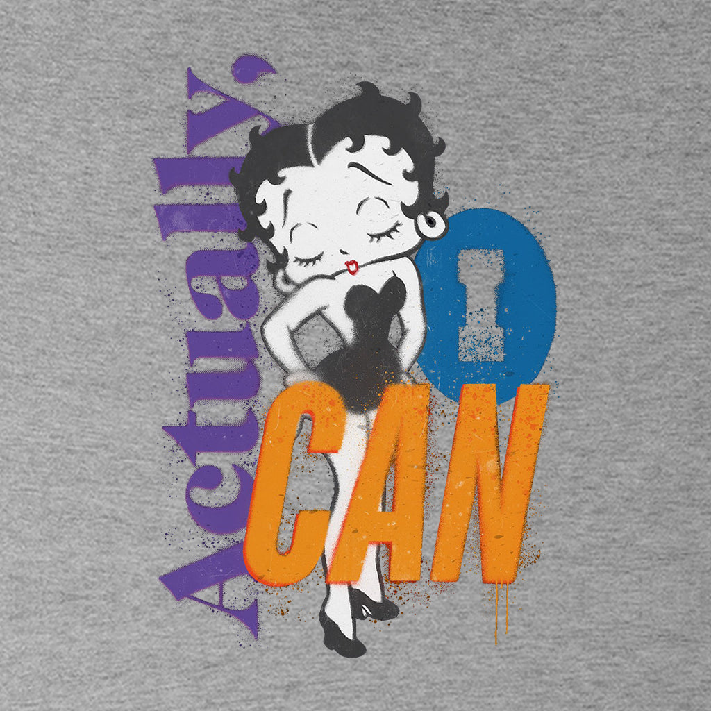Betty Boop Actually, I Can Spray Paint Stencil Style Men's T-Shirt