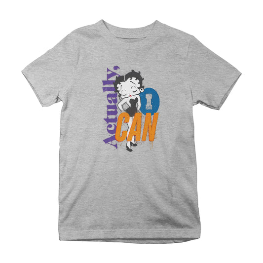 Betty Boop Actually, I Can Spray Paint Stencil Style Kids T-Shirt