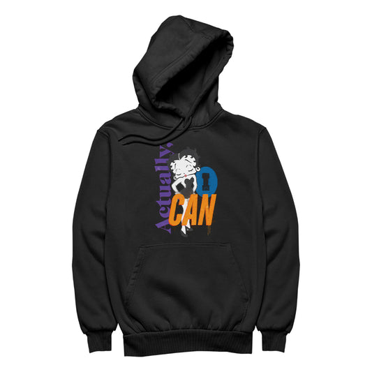 Betty Boop Actually, I Can Spray Paint Stencil Style Men's Hooded Sweatshirt