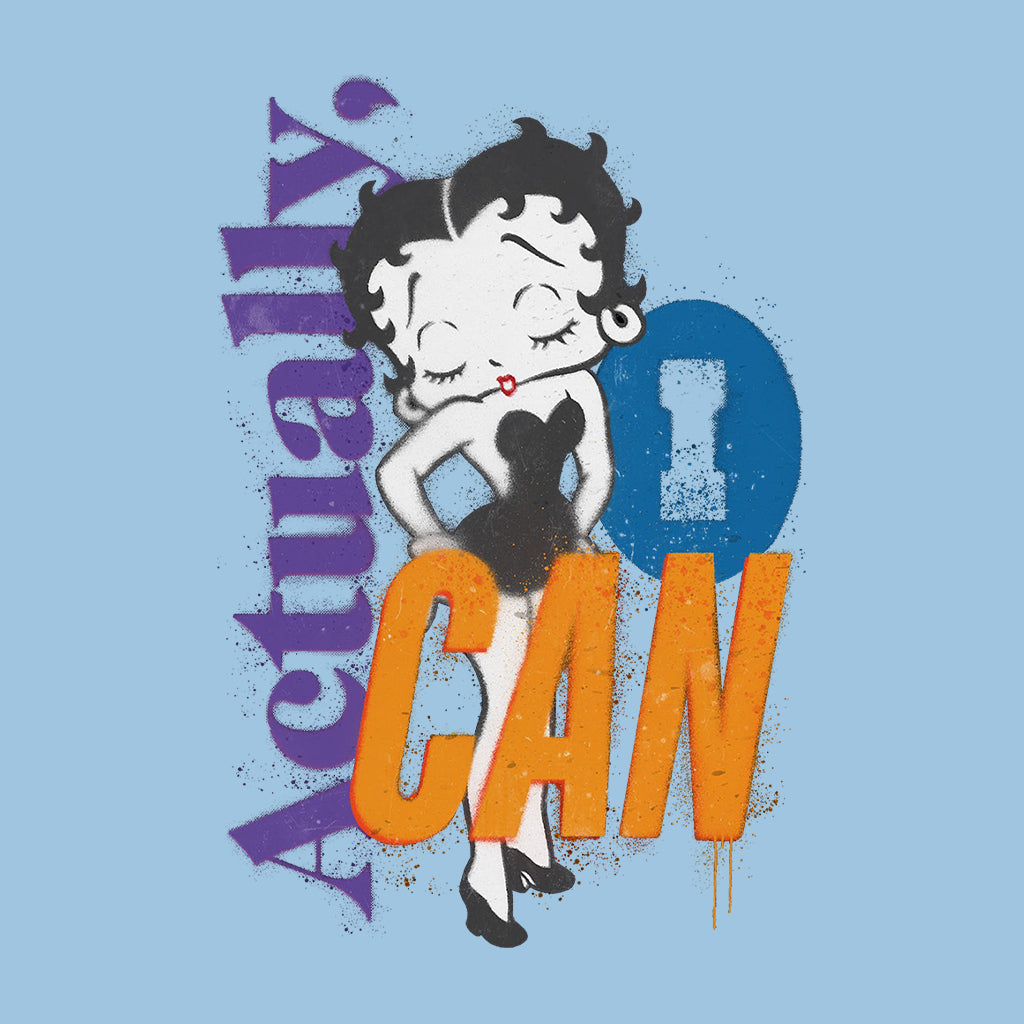Betty Boop Actually, I Can Spray Paint Stencil Style Men's T-Shirt