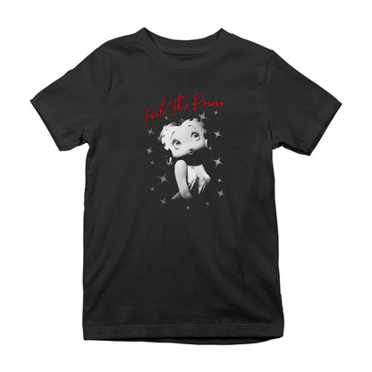 Betty Boop Pin-Up Feel The Power Kids T-Shirt