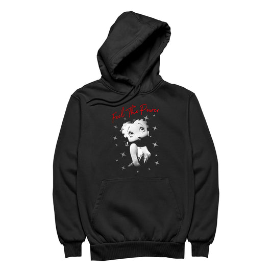 Betty Boop Pin-Up Feel The Power Men's Hooded Sweatshirt