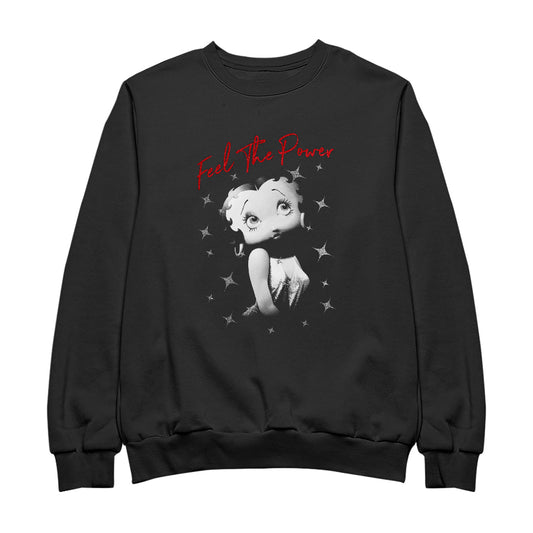 Betty Boop Pin-Up Feel The Power Men's Sweatshirt