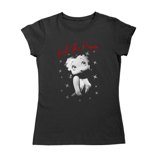 Betty Boop Pin-Up Feel The Power Women's T-Shirt