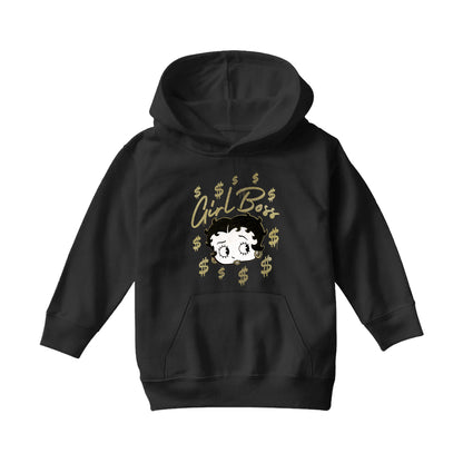 Betty Boop Girl Boss Betty Kids Hooded Sweatshirt