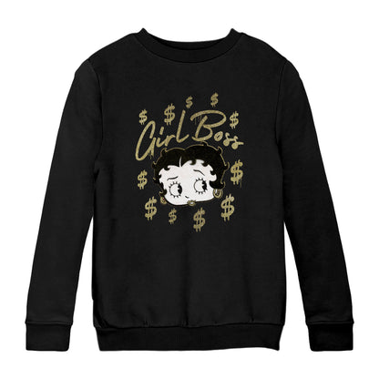 Betty Boop Girl Boss Betty Kids Sweatshirt