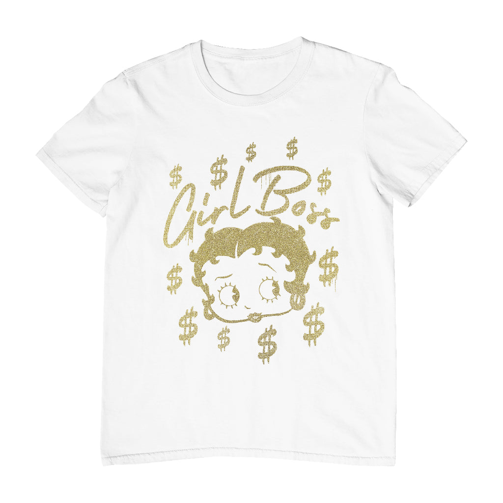 Betty Boop Girl Boss Dollar Signs Men's T-Shirt