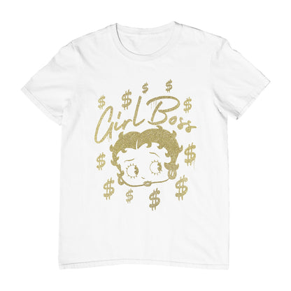 Betty Boop Girl Boss Dollar Signs Men's T-Shirt