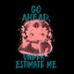 Betty Boop Pin-Up Go Ahead, Underestimate Me Kids Hooded Sweatshirt