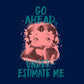 Betty Boop Pin-Up Go Ahead, Underestimate Me Kids Hooded Sweatshirt