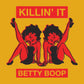 Betty Boop Pin-Up Killin' It Women's Sweatshirt